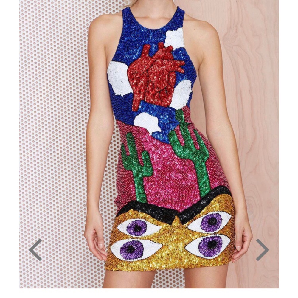 Discount Universe Scenic Heart Dress — RARE!